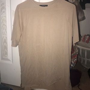 Tan Short Sleeve Top